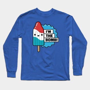 I'm the Bomb // Cute Popsicle Red White & Blue Long Sleeve T-Shirt